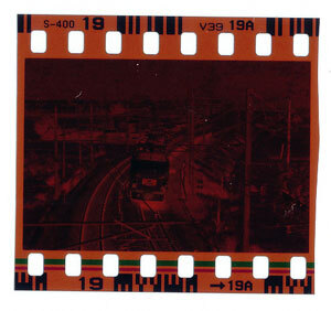 古い鉄道ネガ・489系しらさぎ号・クハ489-1 ボンネット形_画像2