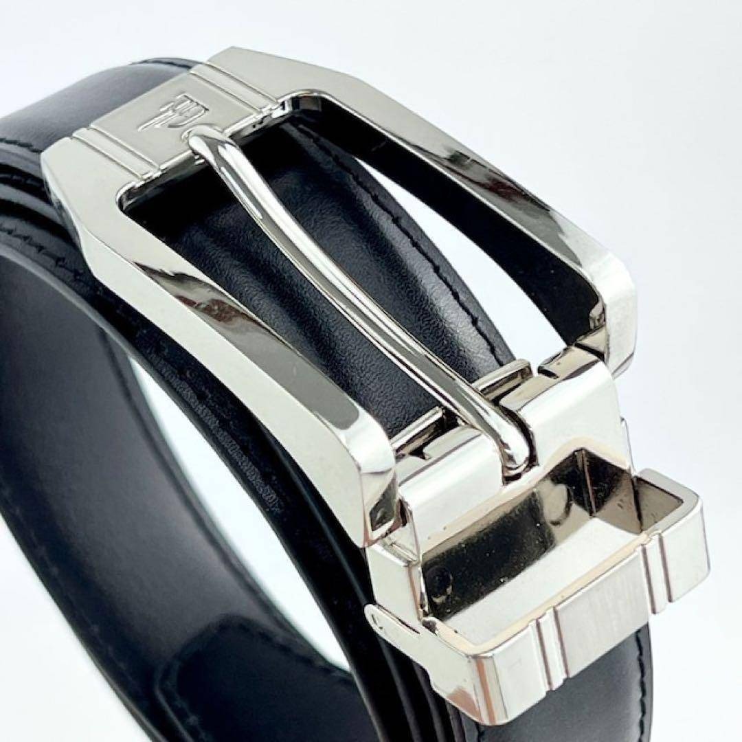 本革 ベルト メンズ Guy Laroche ビジネスベルト スーツ対応 黒革ベルト_画像3