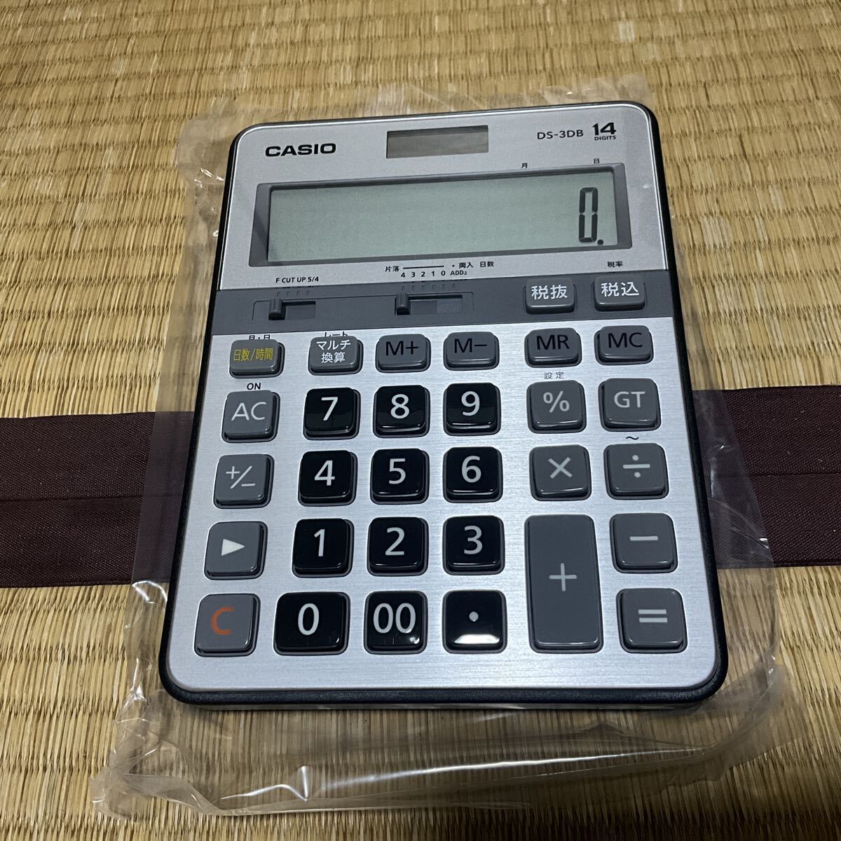 CASIO Casio калькулятор DS-3DB 14 колонка . регистрация учет отчетность 