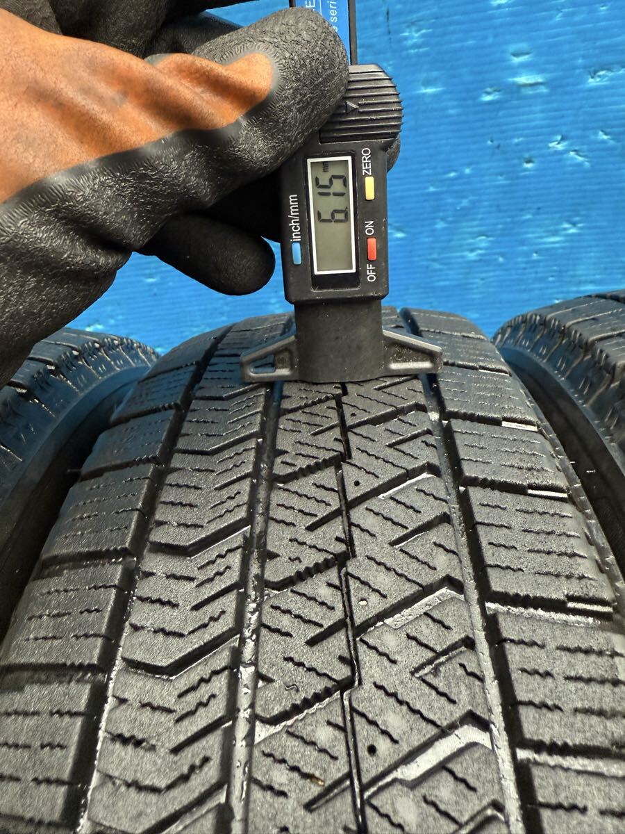 送料無料155/65R14 BRIDGESTONE VRX2 スタッドレス21年製バリミゾスペーシアワゴンRタントムーブN-BOX 冬タイヤ_画像7