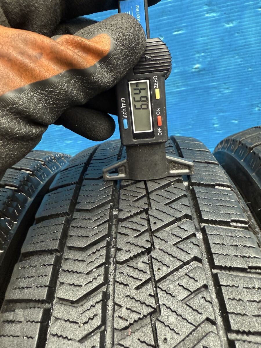 送料無料155/65R14 BRIDGESTONE VRX2 スタッドレス21年製バリミゾスペーシアワゴンRタントムーブN-BOX 冬タイヤ_画像8