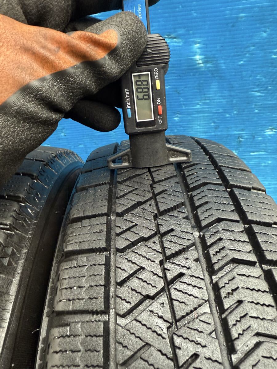 送料無料155/65R14 BRIDGESTONE VRX2 スタッドレス21年製バリミゾスペーシアワゴンRタントムーブN-BOX 冬タイヤ_画像9