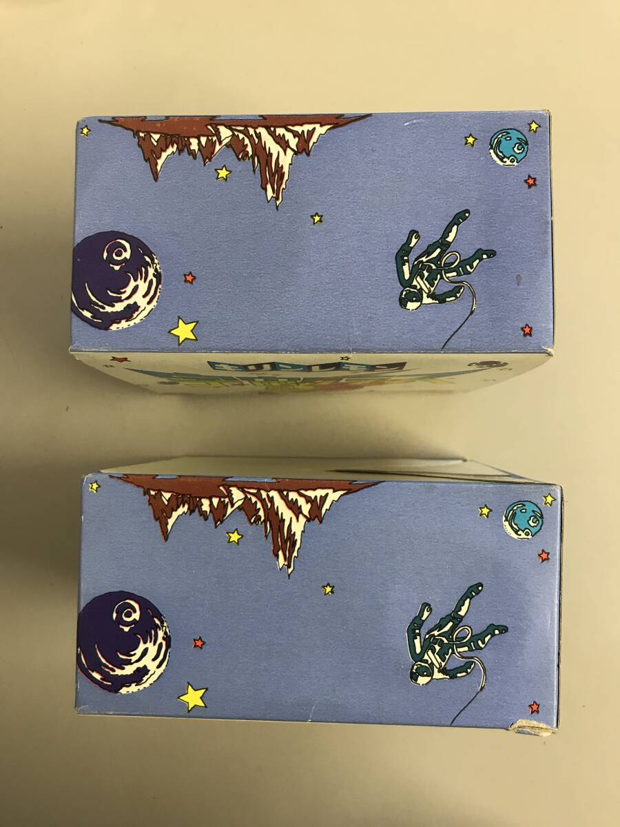 昭和レトロ 宇宙グラス キリンレモン 非売品 2箱/4客 グラス コップ ノベルティ 宇宙 星座 天体観測 レトロ ガラスコップ _画像4