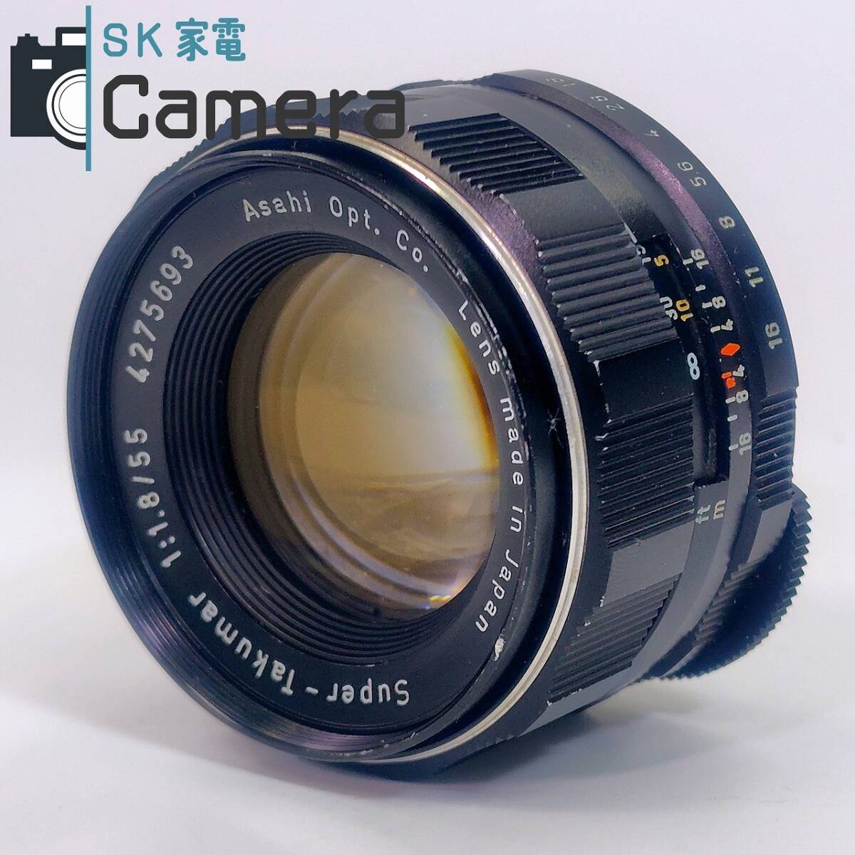 【中古】 PENTAX Super-Takumar 55ｍｍ F1.8 M42 ペンタックス タクマ―