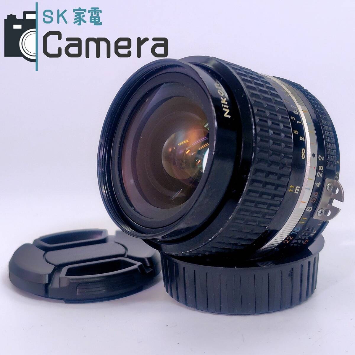 【中古】 Nikon NIKKOR 24ｍｍ F2 Ai-s ニコン キャップ付き