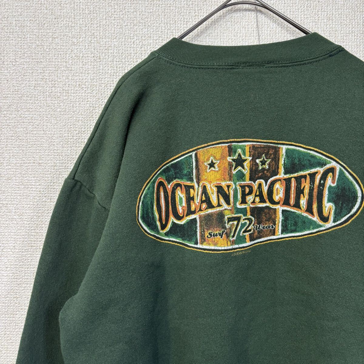 オーシャンパシフィック　スウェット　プリント　アメリカ古着　M相当 3013_画像1