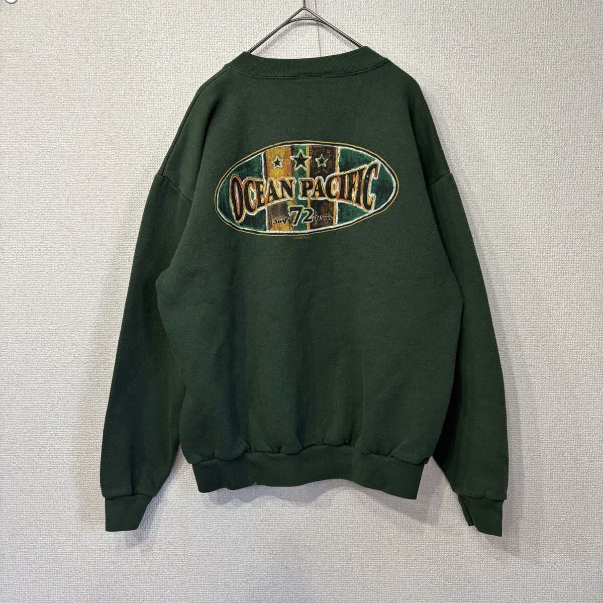 オーシャンパシフィック　スウェット　プリント　アメリカ古着　M相当 3013_画像7