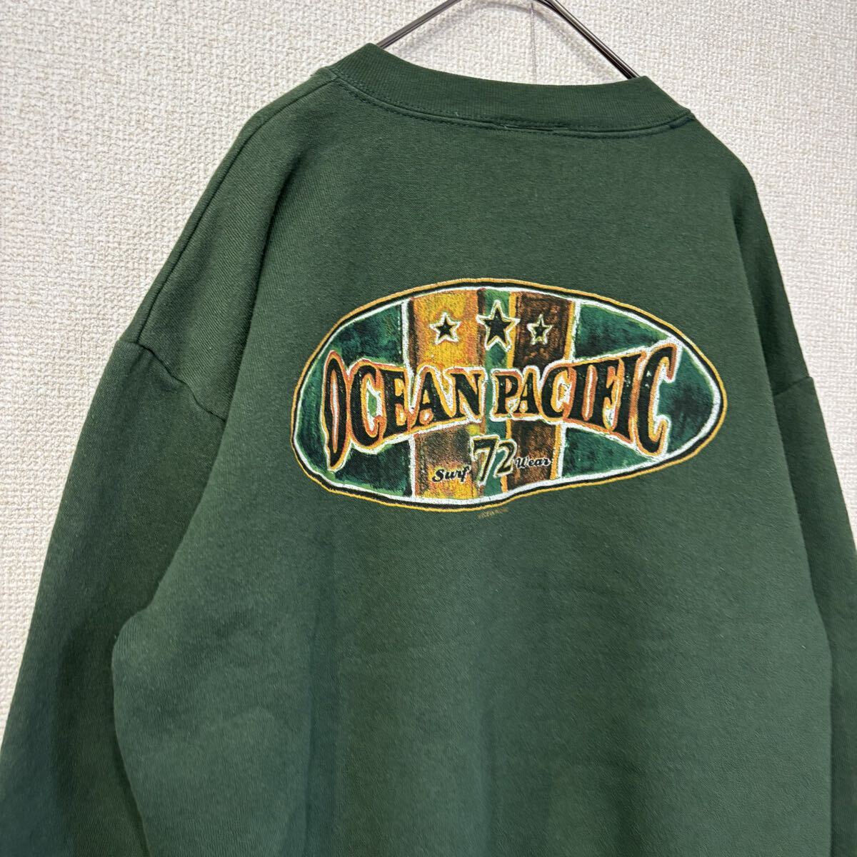 オーシャンパシフィック　スウェット　プリント　アメリカ古着　M相当 3013_画像8