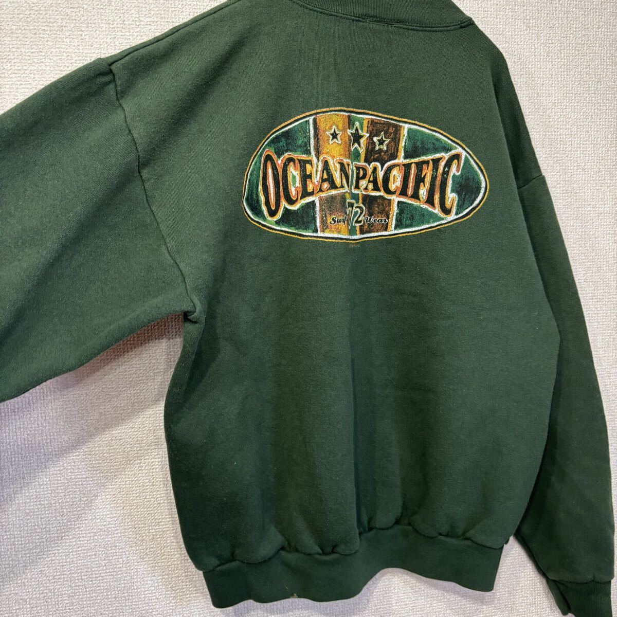 オーシャンパシフィック　スウェット　プリント　アメリカ古着　M相当 3013_画像10