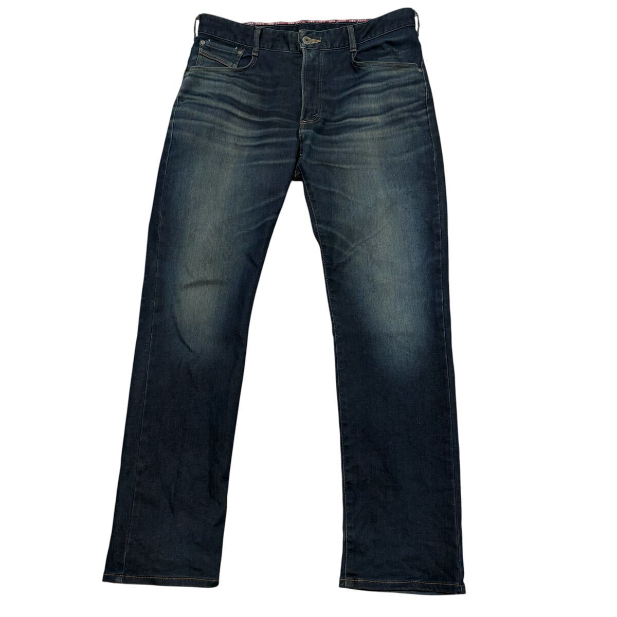 漢の1着 エドウィン EDWIN JERSEYS ジャージーズ ER03 W36 XL ストレート メンズ ジーパン デニム ストレッチデニム 日本製 ユーズド加工_画像2