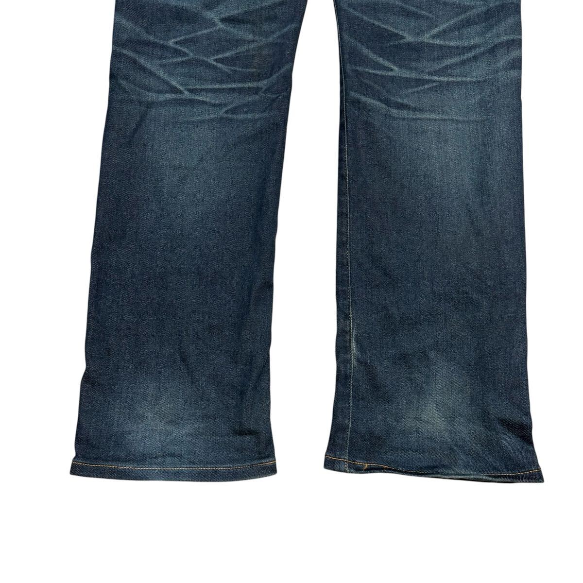 漢の1着 エドウィン EDWIN JERSEYS ジャージーズ ER03 W36 XL ストレート メンズ ジーパン デニム ストレッチデニム 日本製 ユーズド加工_画像7