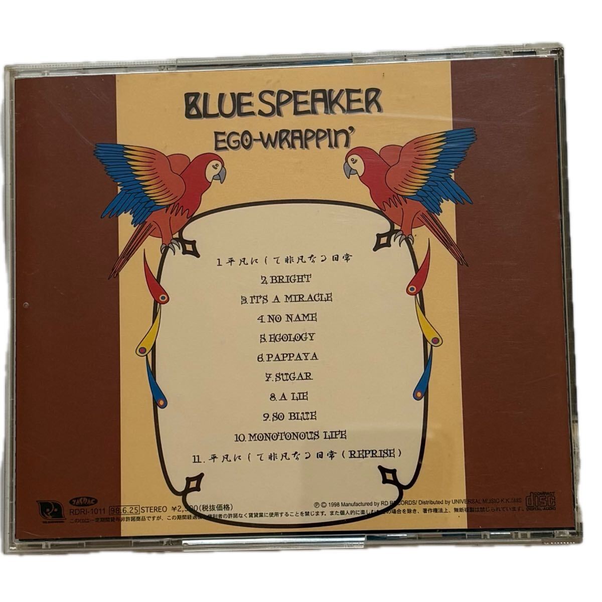CD 帯付 BLUE SPEAKER エゴラッピン EGO-WRAPPIN_画像2