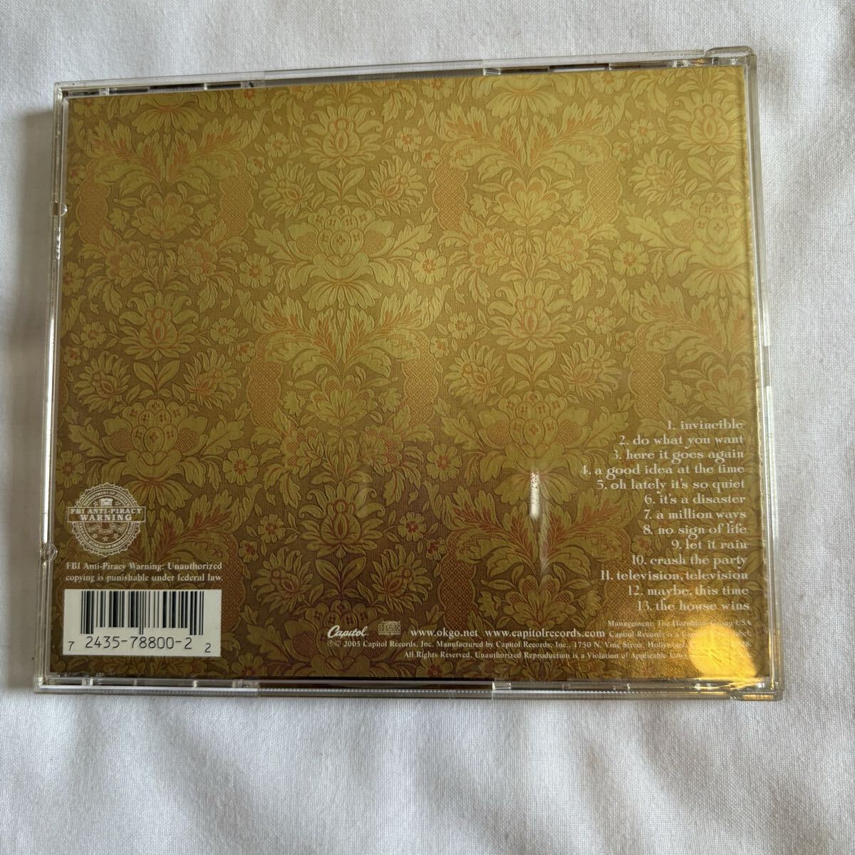 OK GO セカンドアルバム　CD _画像4