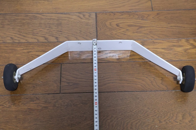 ②アルミ脚　横幅約440㎜　厚み4㎜　120サイズ用～_画像2