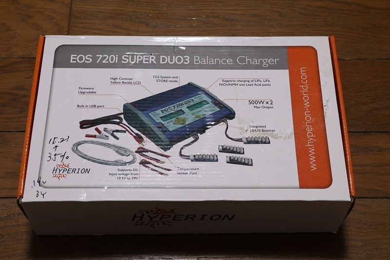 ハイペリオン　充電器　EOS720i super duo3 中古品_画像1