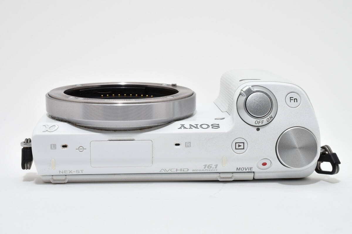 очень красивый товар shutter число 429 листов только SONY Sony α NEX 5T цифровая камера беззеркальный однообъективный белый корпус