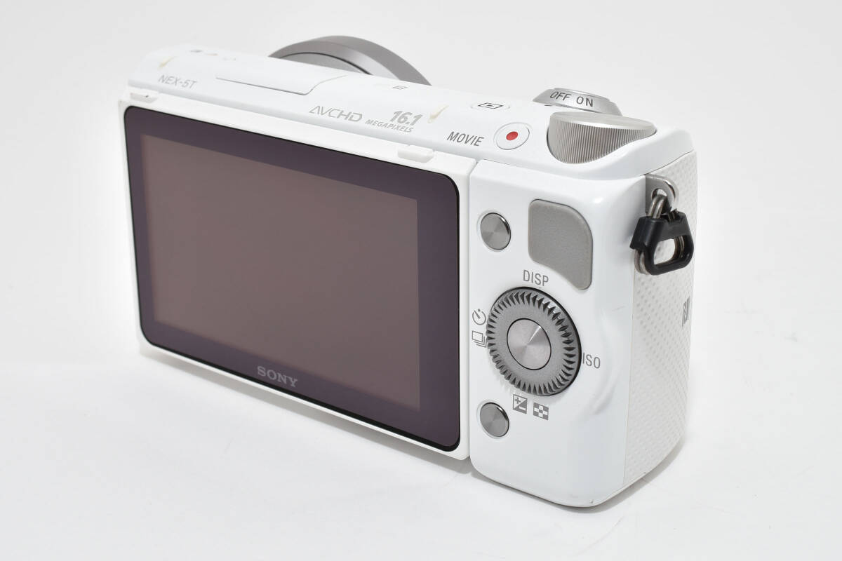 очень красивый товар shutter число 429 листов только SONY Sony α NEX 5T цифровая камера беззеркальный однообъективный белый корпус