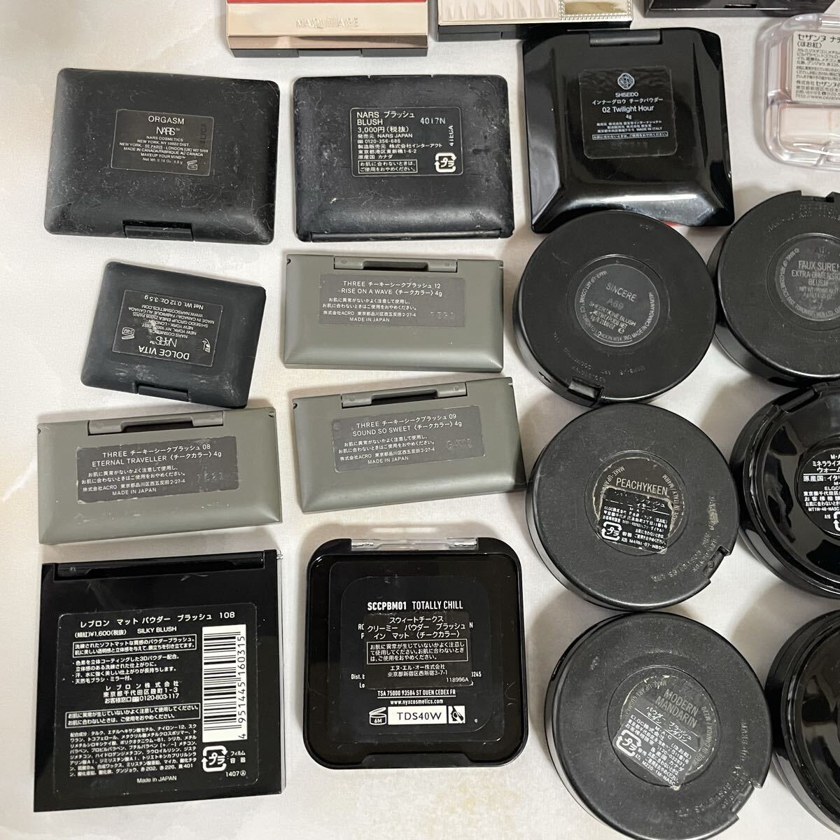 マック MAC ナーズ スリー ローラメルシエ キャンメイク セザンヌ マキアージュ パウダーチーク ほお紅 コスメ 化粧品 30点 まとめ売り_画像7