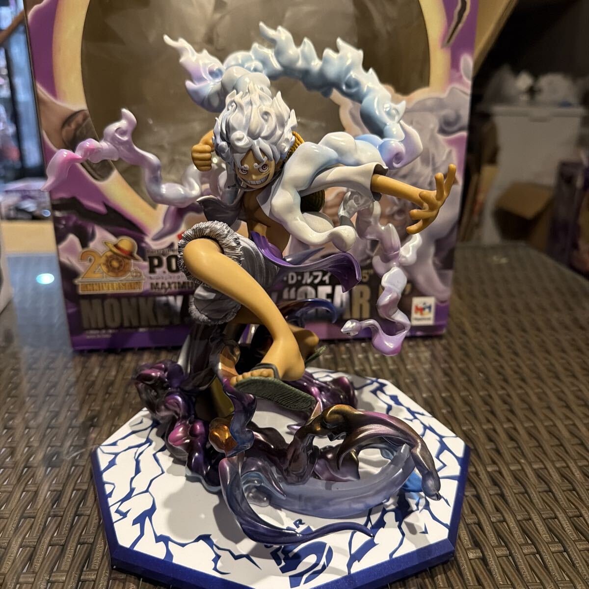 ◯開封品 メガハウス P.O.P Portrait.Of.Pirates WA-MAXIMUM ワンピース モンキー・D・ルフィ ギア5 2R-18_画像1