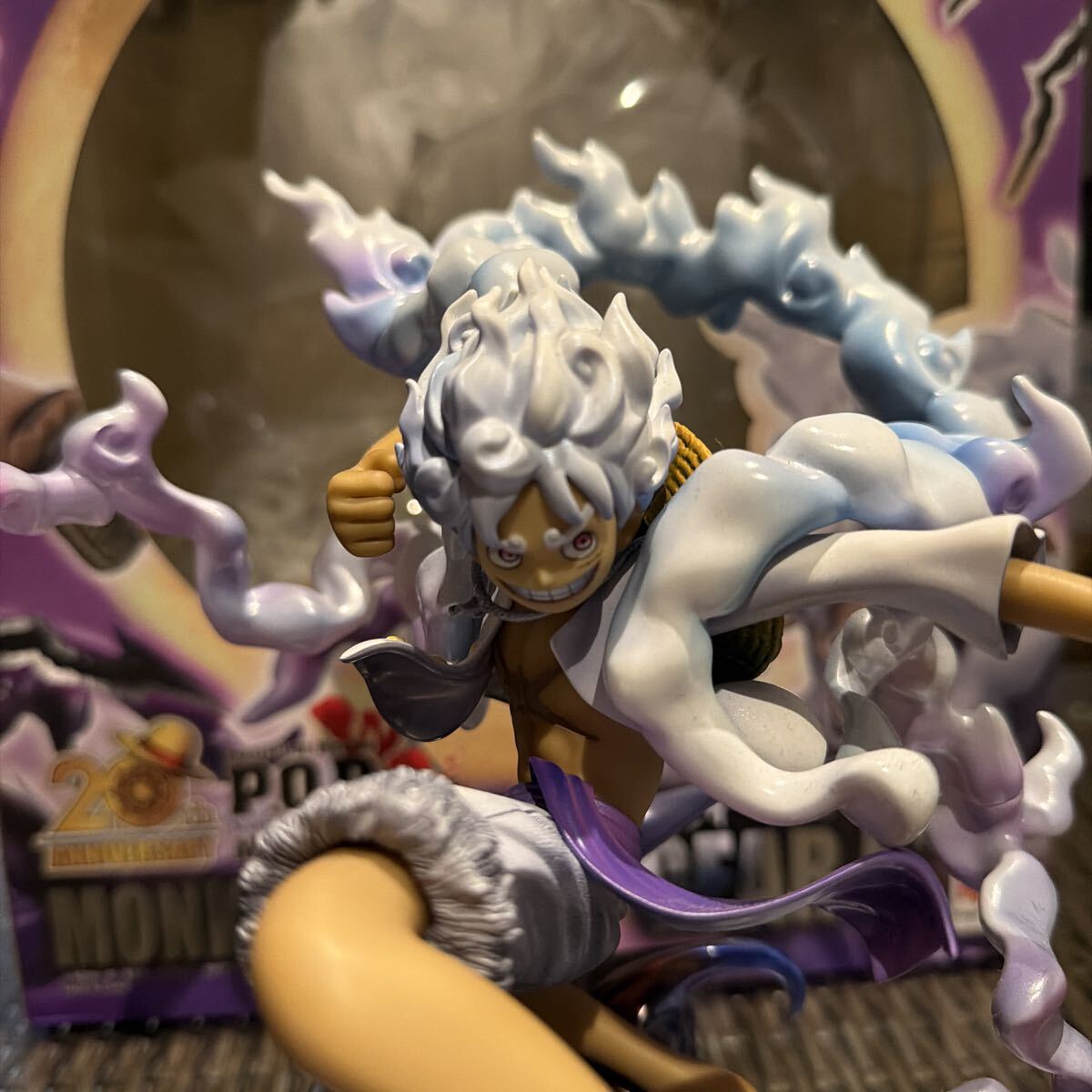 ◯開封品 メガハウス P.O.P Portrait.Of.Pirates WA-MAXIMUM ワンピース モンキー・D・ルフィ ギア5 2R-18_画像2