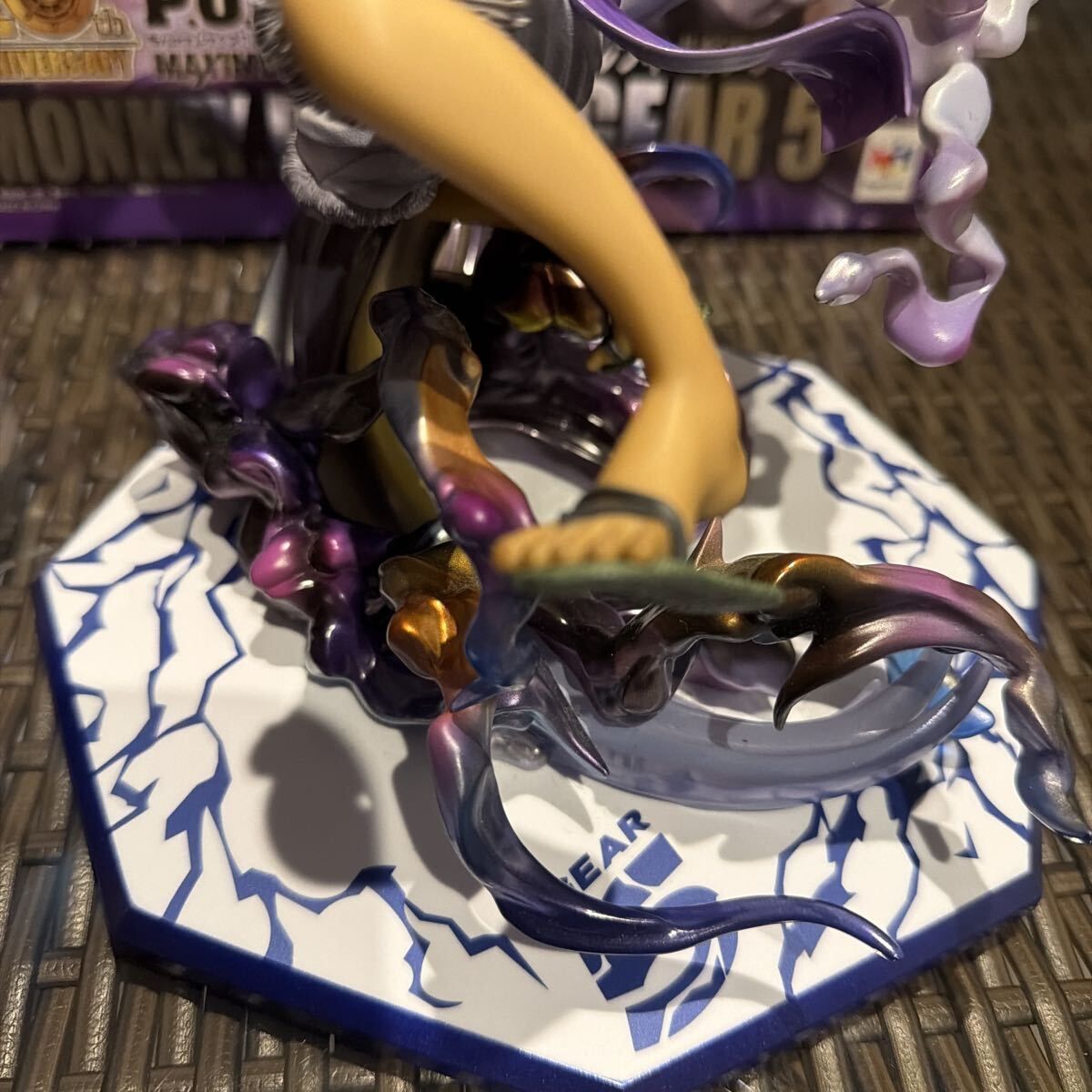 ◯開封品 メガハウス P.O.P Portrait.Of.Pirates WA-MAXIMUM ワンピース モンキー・D・ルフィ ギア5 2R-18_画像3