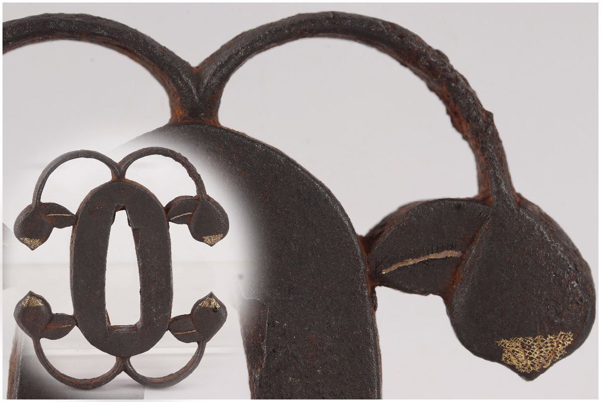 [.. магазин .] меч . изобразительное искусство / Edo период / нет ./ металлический металлы ... map менять . форма гарда меча /49g/K-460 ( поиск ) антиквариат / гарда меча /./ японский меч / меч принадлежности /. голова / глаз .