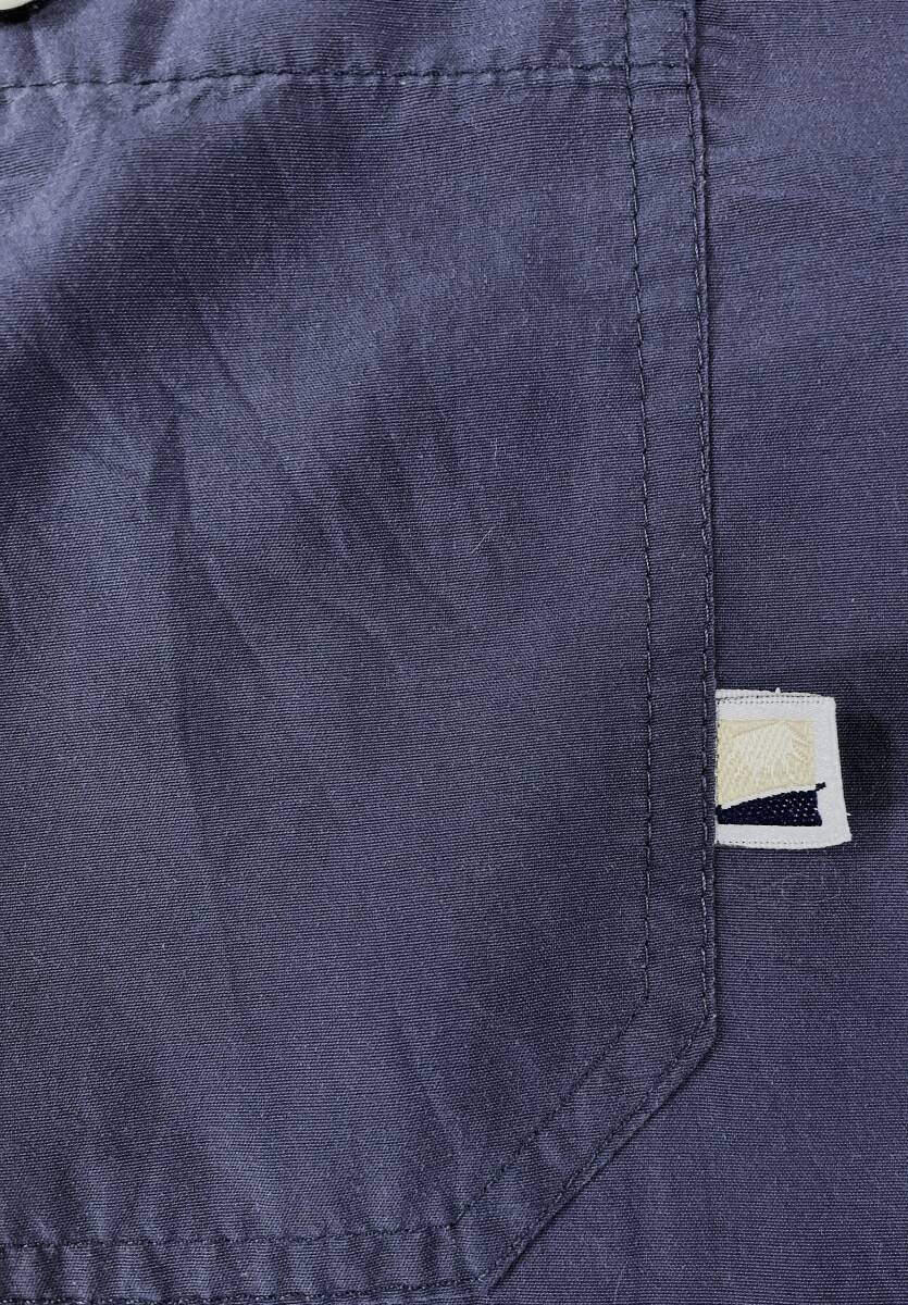 年末特価 Solumbra 紺藍 長袖ショートカラーアウトドアシャツ L (US-FIT) US輸入本場古着 RSE-212_画像6
