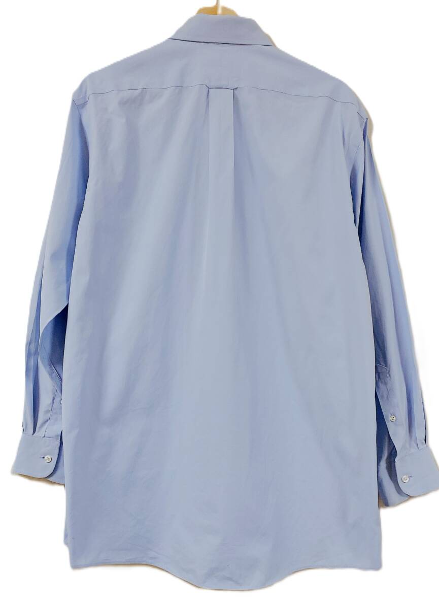 年末特価 ROUNDTREE&YORKE ライトブルー 長袖レギュラーカラーシャツ 16 L (US-FIT) US輸入本場古着 PVB-219_画像3