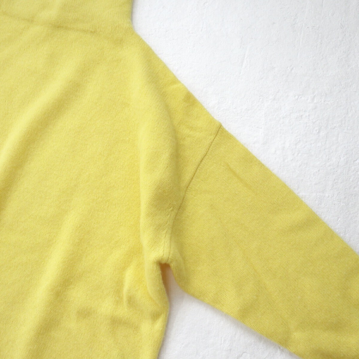 美品*ADAM ET ROPE|ふんわりフォックスファー♪イエローニット(アダム エ ロペ)_画像7