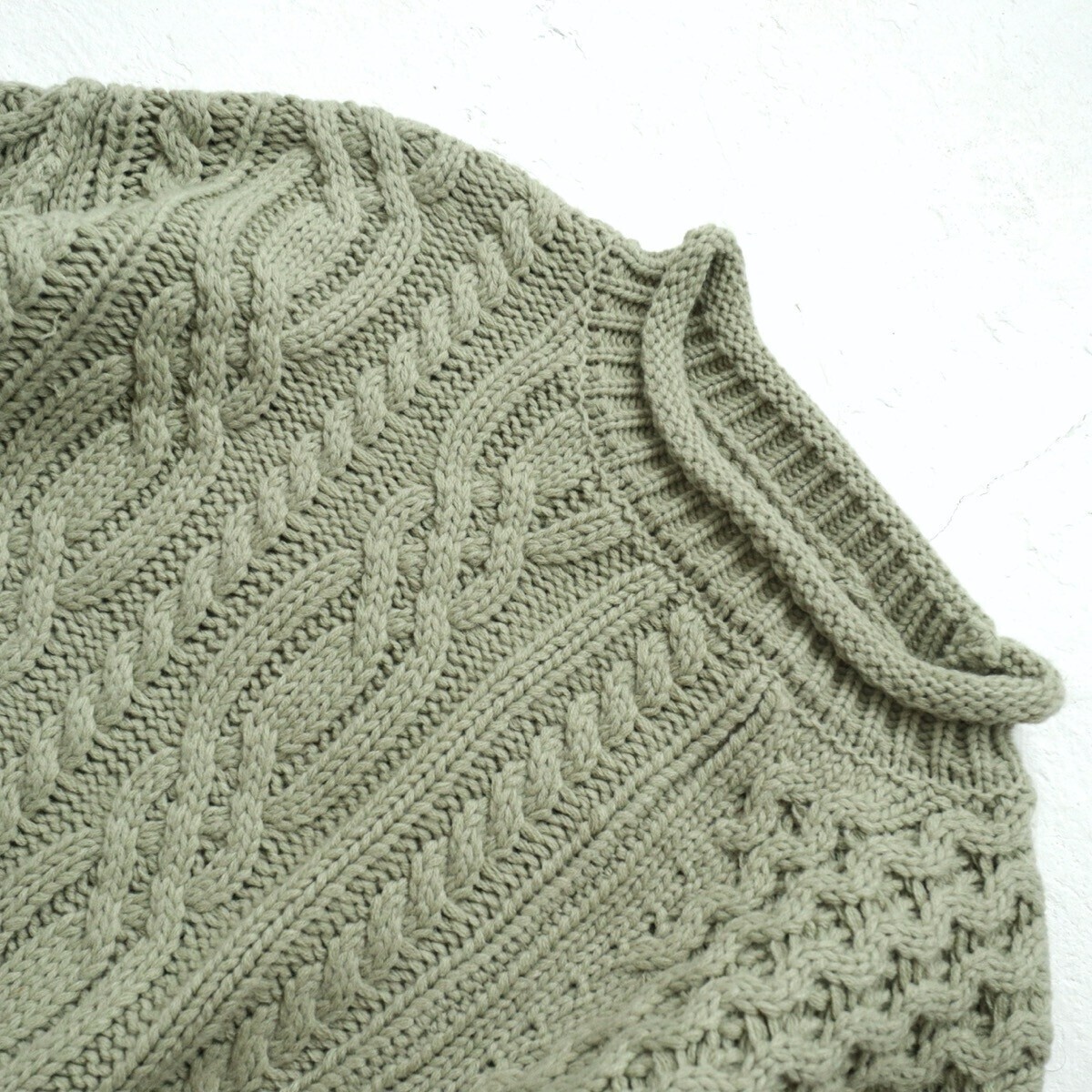 【送料無料】 美品*1.3万 ADAM ET ROPE｜ケーブル編み♪アランニット（アダム エ ロペ）_画像7