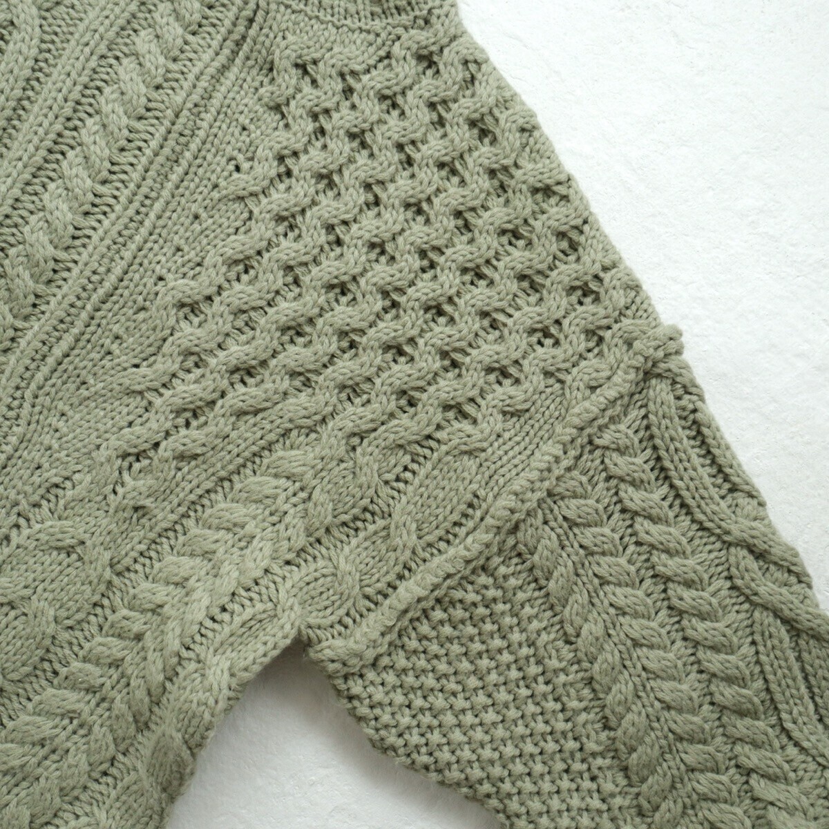 【送料無料】 美品*1.3万 ADAM ET ROPE｜ケーブル編み♪アランニット（アダム エ ロペ）_画像8