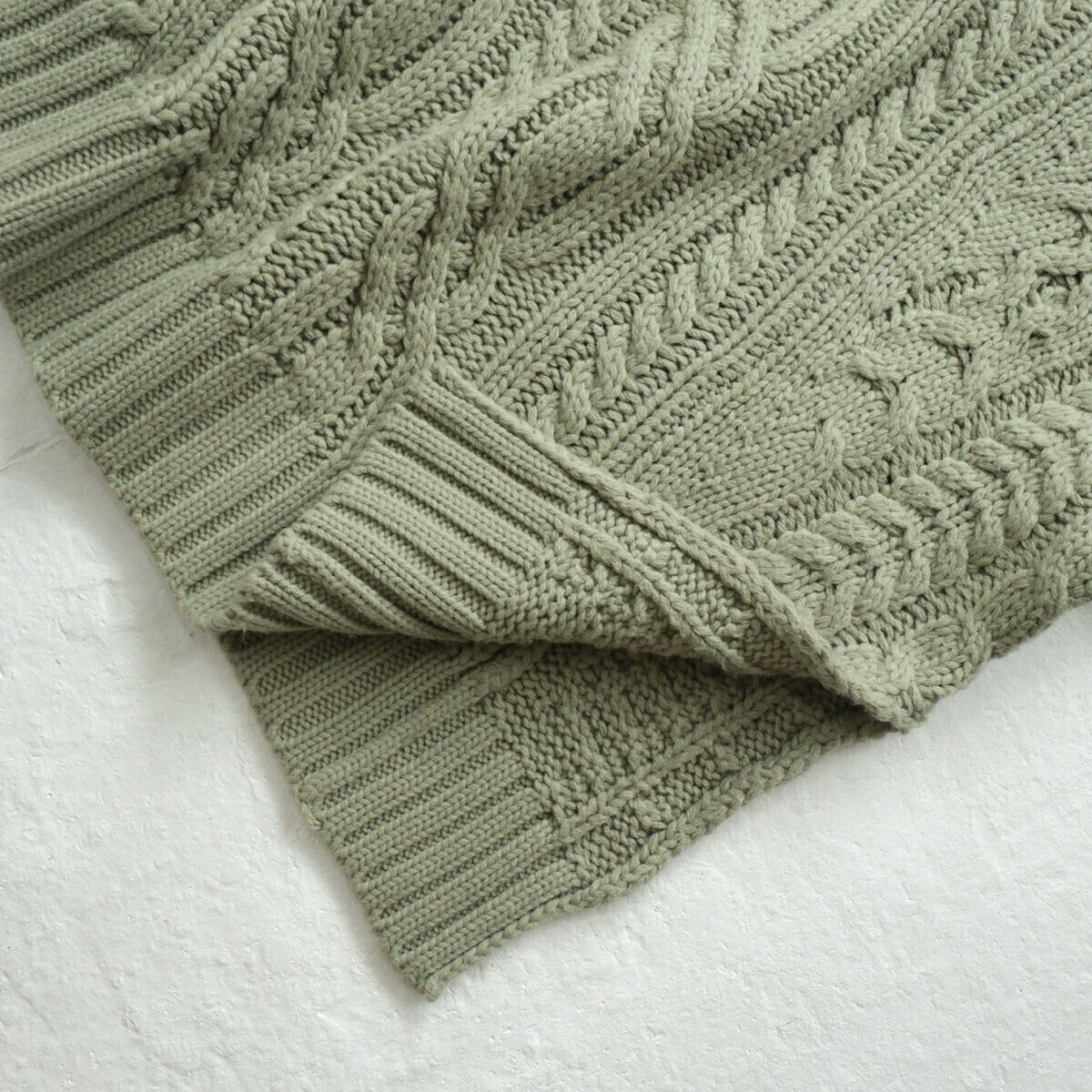 【送料無料】 美品*1.3万 ADAM ET ROPE｜ケーブル編み♪アランニット（アダム エ ロペ）_画像9