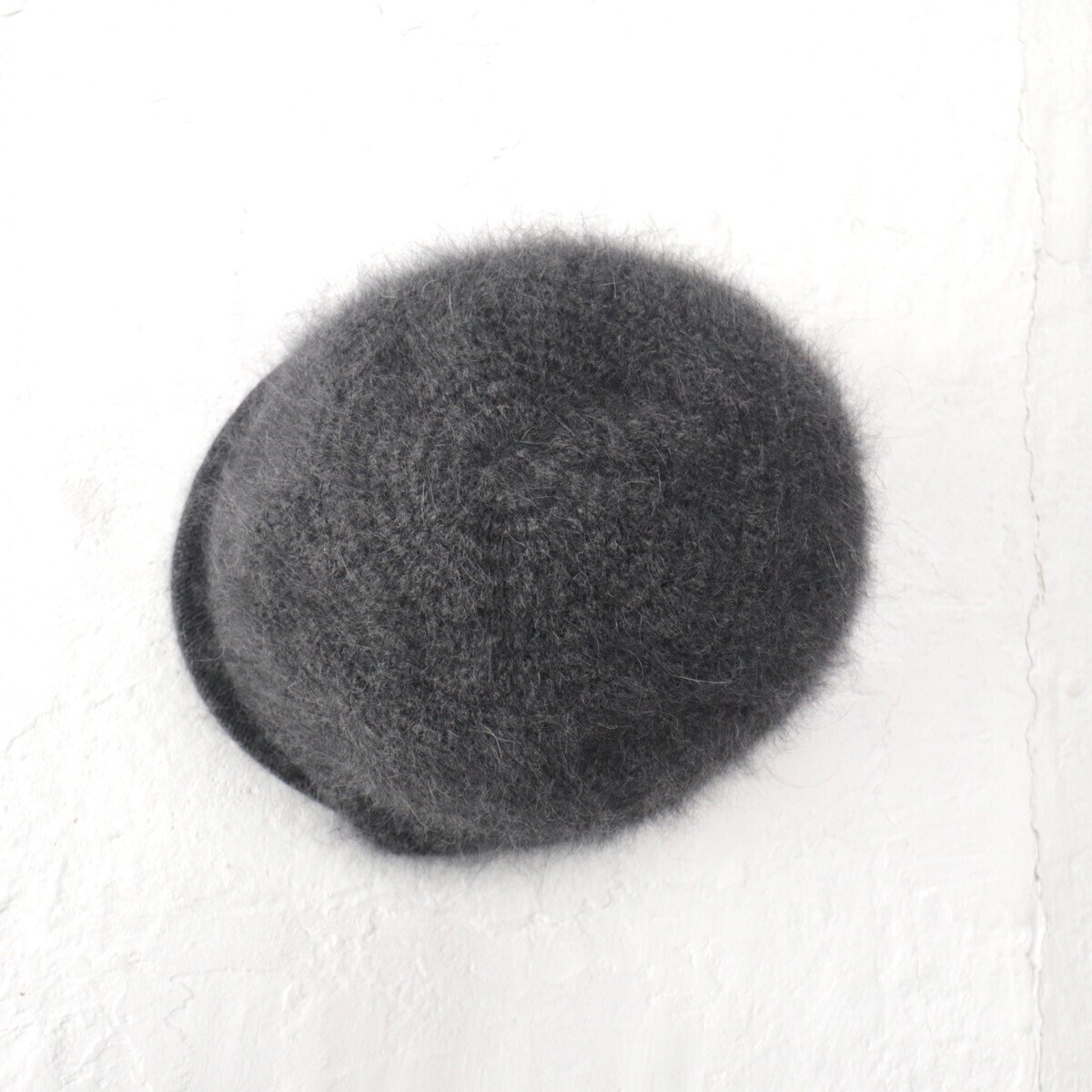 美品*LACOSTE|ラコステ アンゴラニットキャップ/ハンチング_画像2