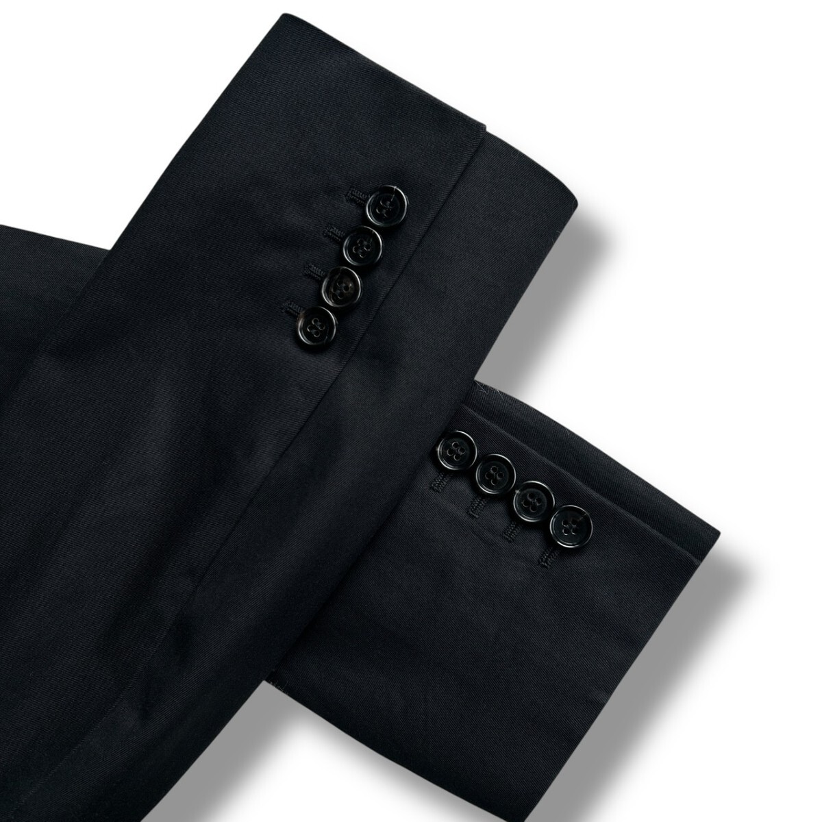 希少Lサイズ◎【王者の風格】 DIOR HOMME ディオールオム ナローラペル テーラードジャケット 48 メンズ ブラック 黒 イタリア製 最高級_画像5