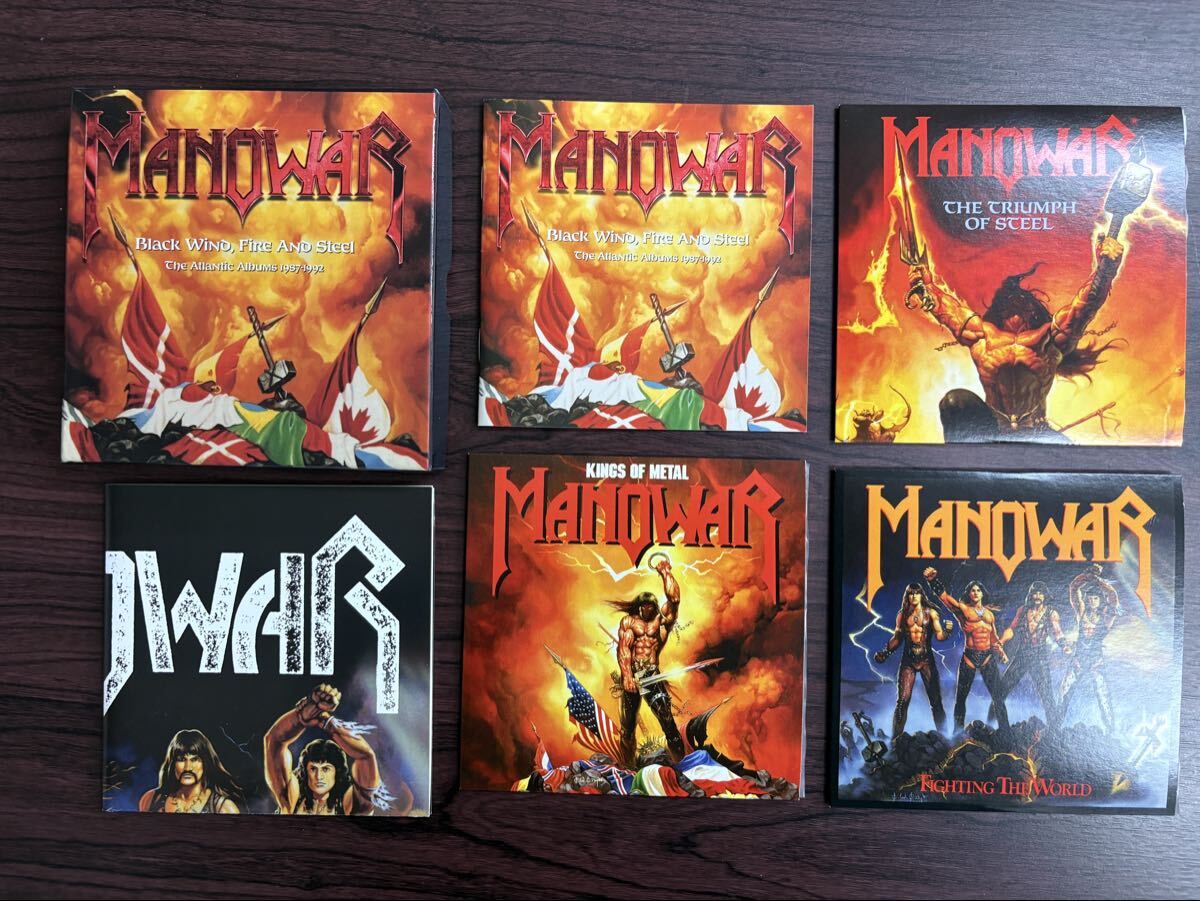 2021年リマスタ盤★MANOWAR/マノウォー★BLACK WIND, FIRE AND STEEL★CD3枚組★FIGHTING THE WORLD/THE TRIUMPH OF STEEL/KINGS OF METAL_画像1