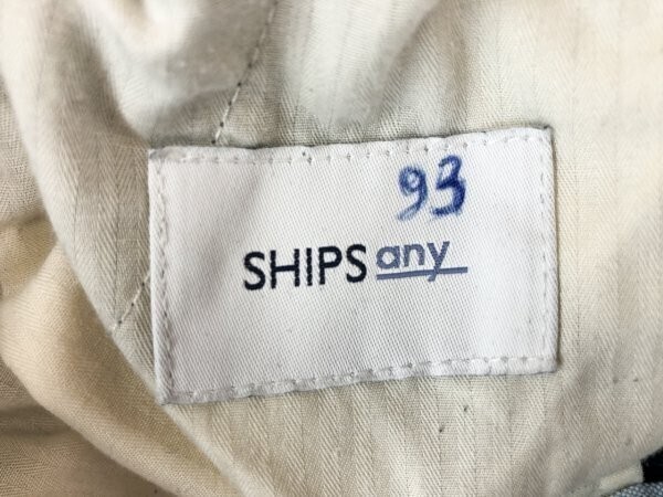 SHIPS any シップス レディース スリムテーパードパンツ M 紺_画像2