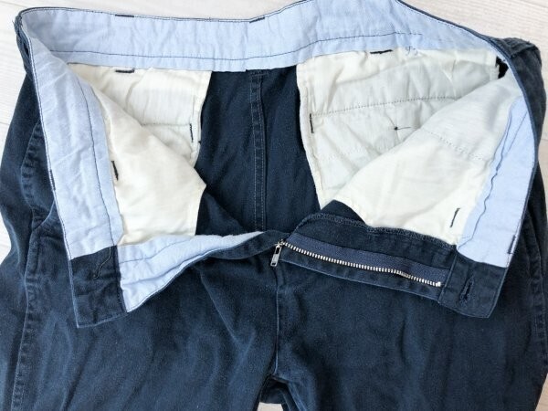 SHIPS any シップス レディース スリムテーパードパンツ M 紺_画像5