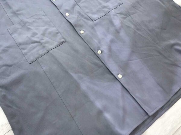 RAGEBLUE レイジブルー ドメスティック レトロ モード 古着 ドルマンスリーブ ワイド ざっくり 半袖シャツ メンズ F グレー_画像4