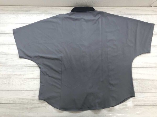 RAGEBLUE レイジブルー ドメスティック レトロ モード 古着 ドルマンスリーブ ワイド ざっくり 半袖シャツ メンズ F グレー_画像5