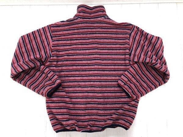  filler FILA спорт б/у одежда окантовка половина Zip с высоким воротником тянуть надкрылок lease жакет мужской полиэстер 100% S красный / темно-синий 