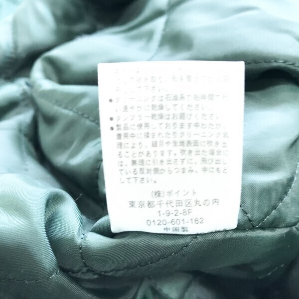 RAGEBLUE レイジブルー メンズ 綿100% 中綿 ジャケット M ダークグリーン_画像5