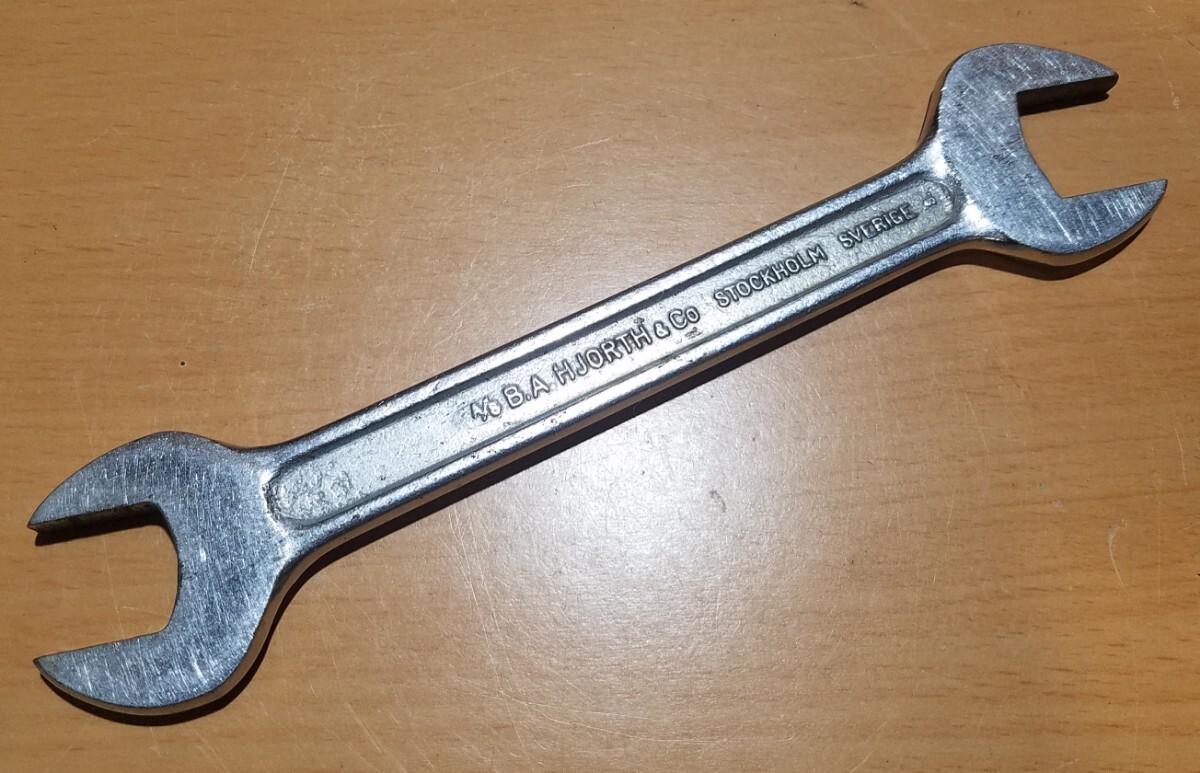 290-2 BAHCO U 21*23 гаечный ключ б/у товар SWEDEN STOCKHOLM Vintage