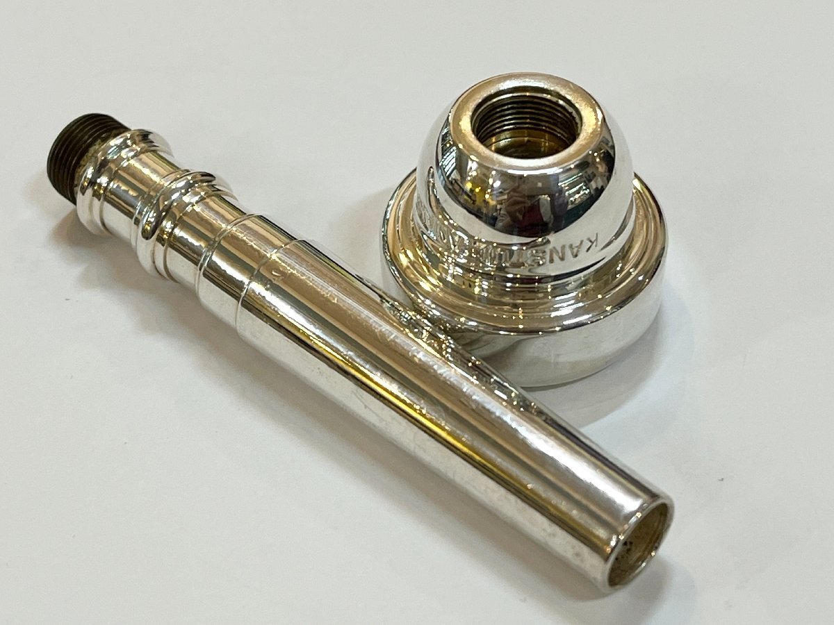 カンスタル　トランペットマウスピース　BMV5C　バックボア7　２ピース　 【中古】【西巣鴨】_画像2