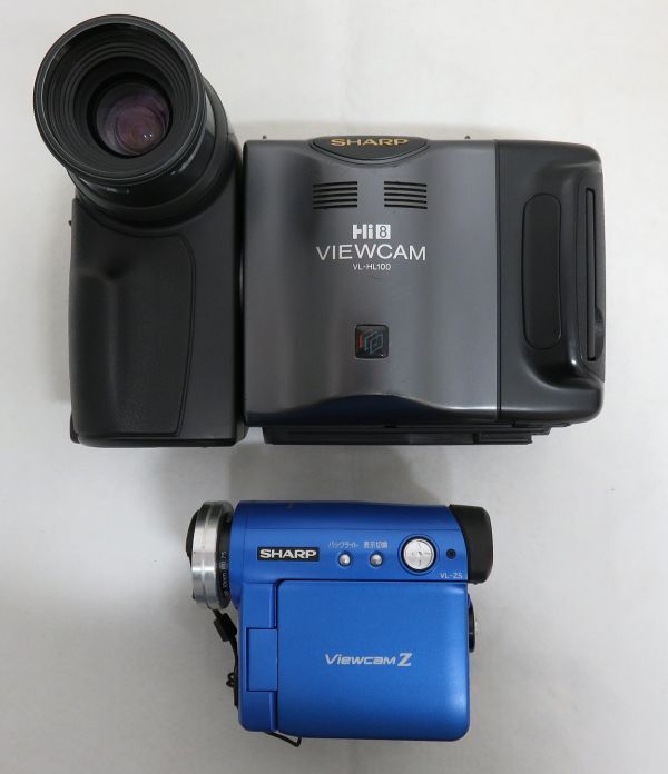 ビデオカメラまとめ SONY ソニー、SHARP シャープ、SANYO サンヨー、FUJIFILM 富士フィルム 等/10台まとめて 【動作未確認・ジャンク】_画像5
