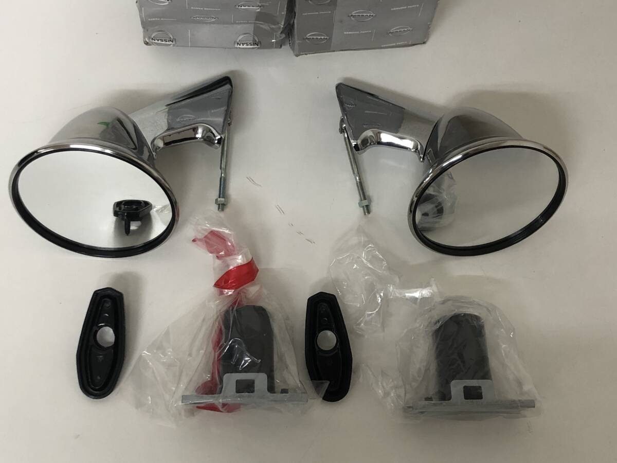 【説明欄必読】【未使用品】510ブルーバード ミラー フェンダーミラー 左右セット B_画像1
