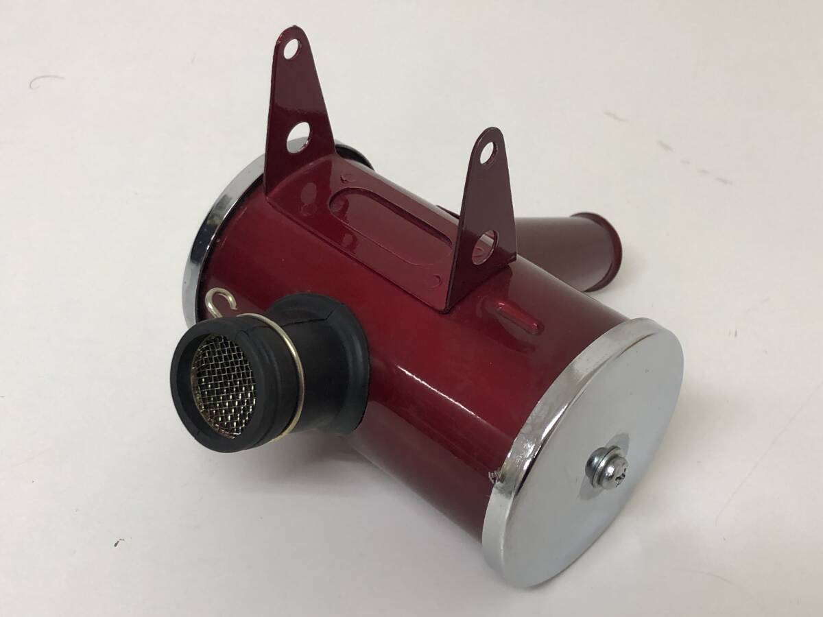 【説明欄必読】【未使用品】HONDA ホンダ モンキー エアクリーナー ゴム付き 赤 A_画像2