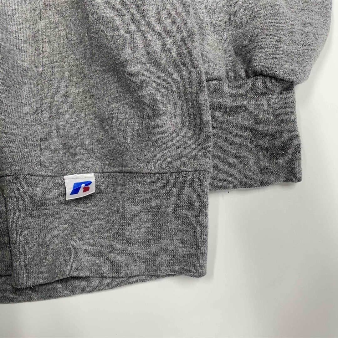 00s ラッセルアスレティック カレッジプリントパーカー グレー XL_画像3