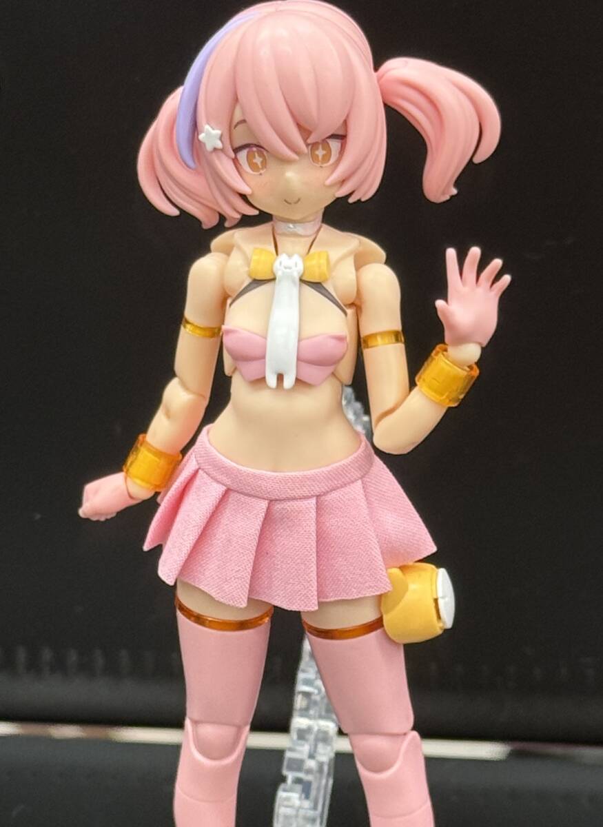 即決 送料無料 村里屋 ぷにモフプリーツ ピンク色 メガミデバイス AK-GARDEN28 AKガーデン AKG_画像1