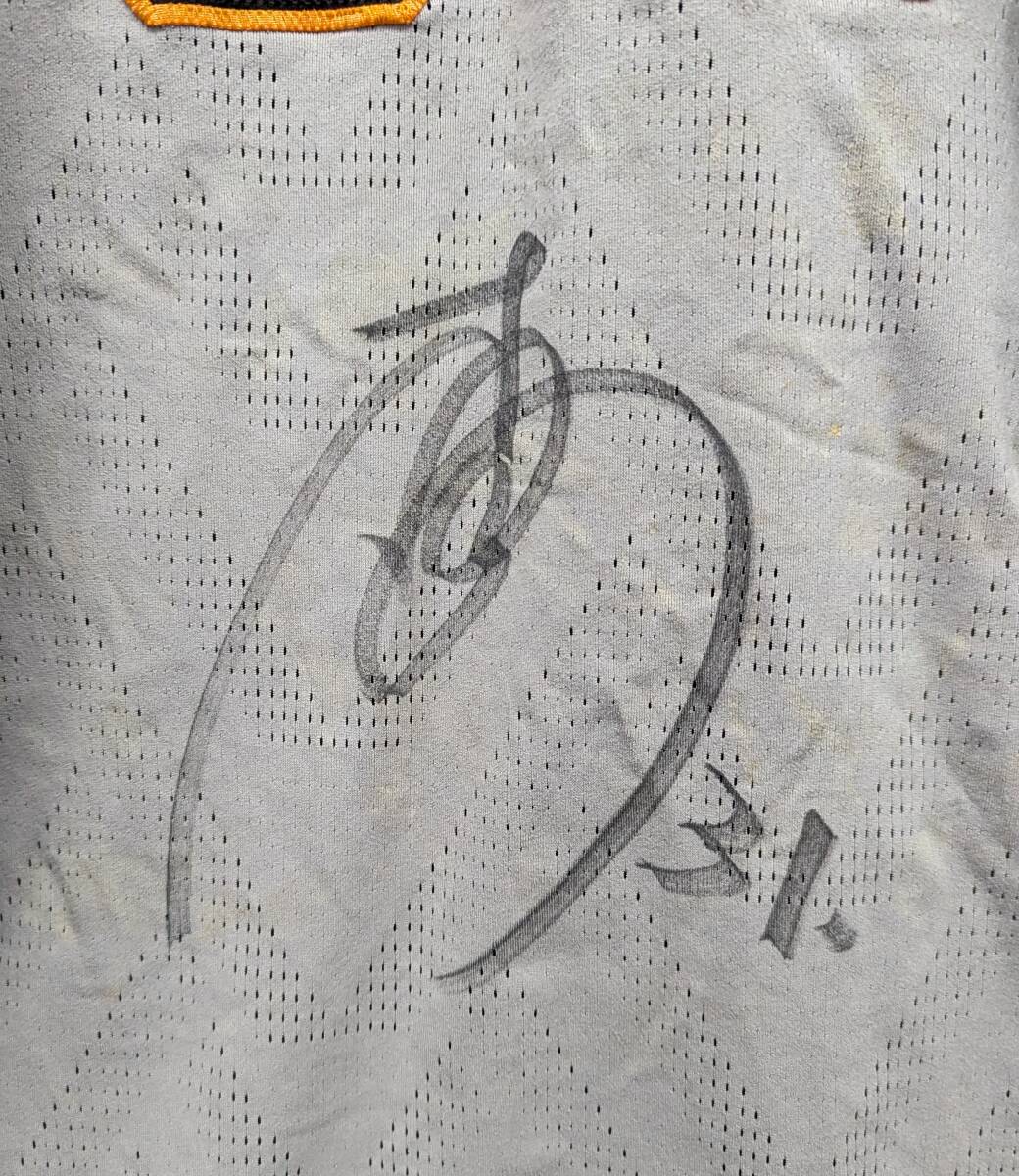 5202S UA アンダーアーマー NPB 東京 読売ジャイアンツ 松原聖弥 59番 2018年 プロコレ ユニフォーム サイン入り_画像7