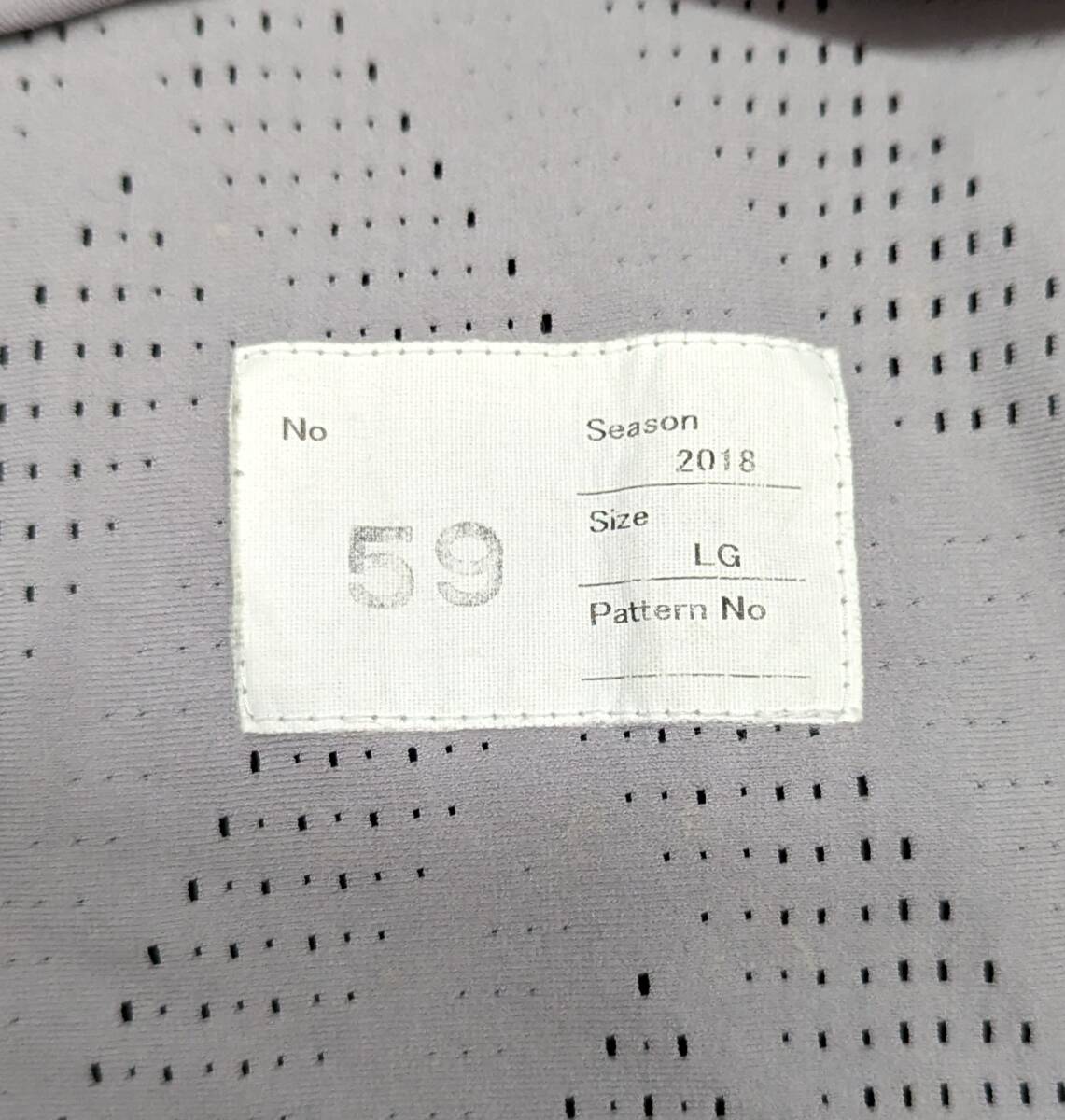 5202S UA アンダーアーマー NPB 東京 読売ジャイアンツ 松原聖弥 59番 2018年 プロコレ ユニフォーム サイン入り_画像9